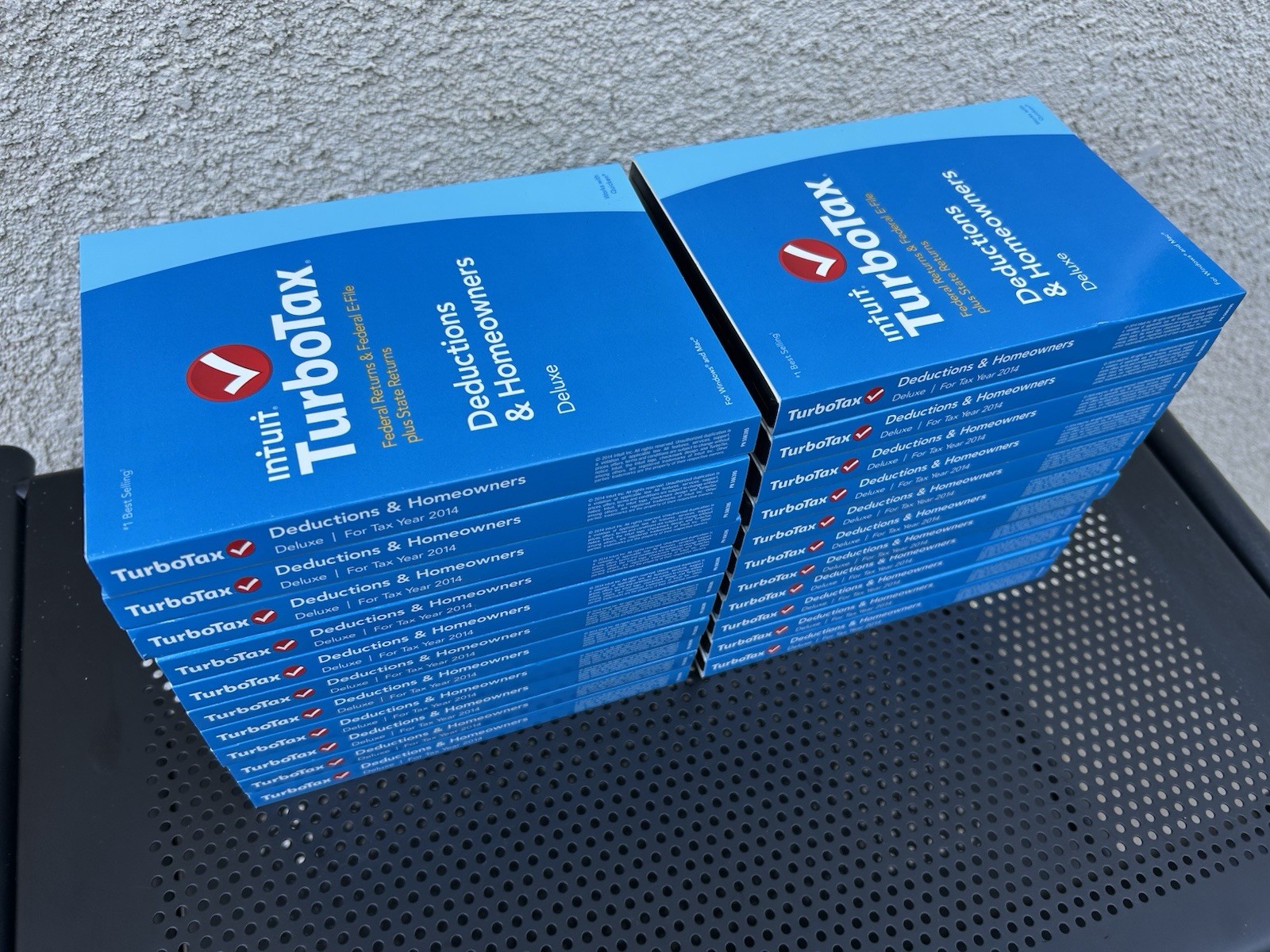 2014 TurboTax Deductions and Homeowners Federal Returns State E File LOT OF 22