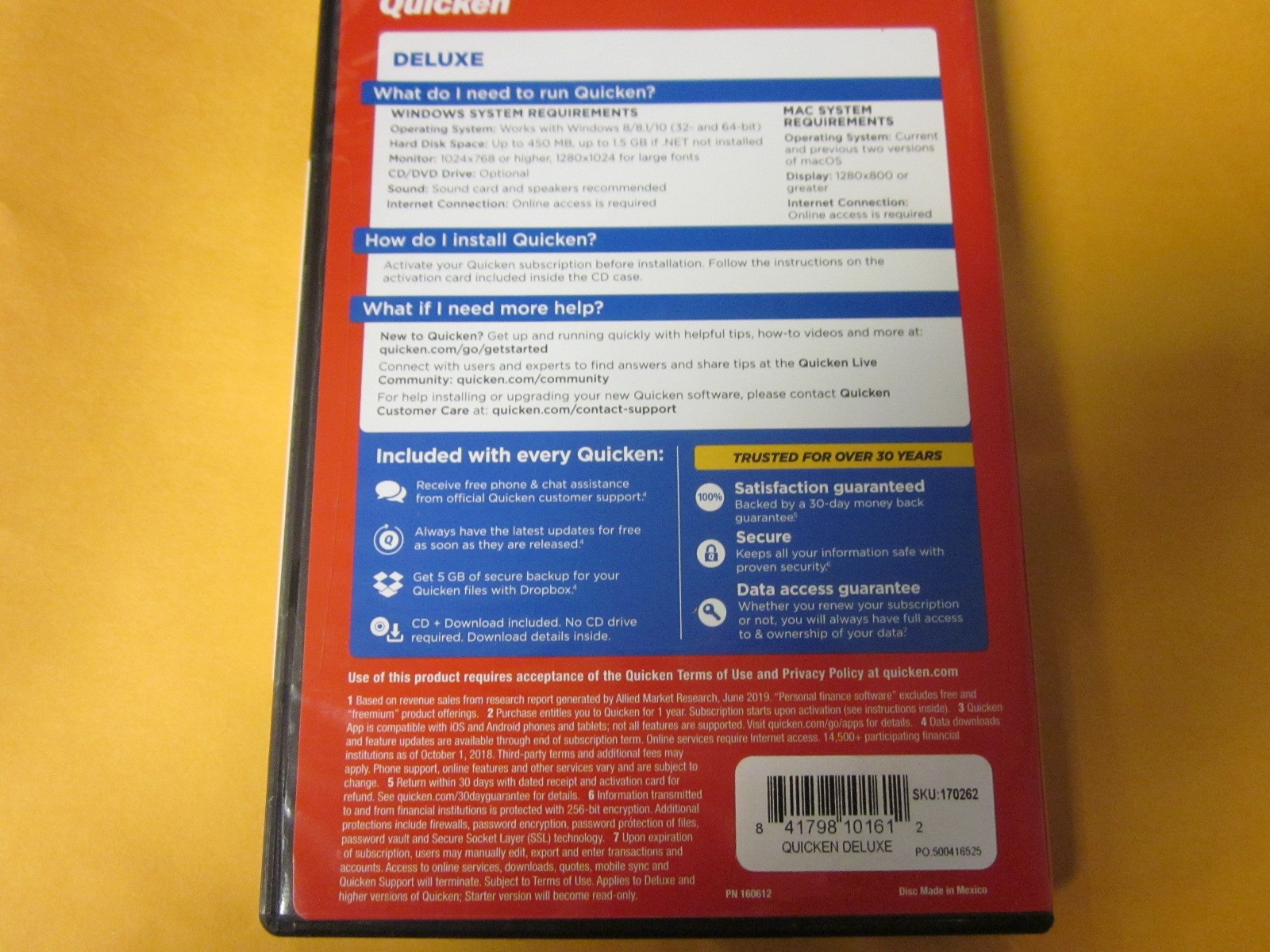 Quicken Deluxe Personal Finance Manage Your Money and Save Software 2020 Win/Mac