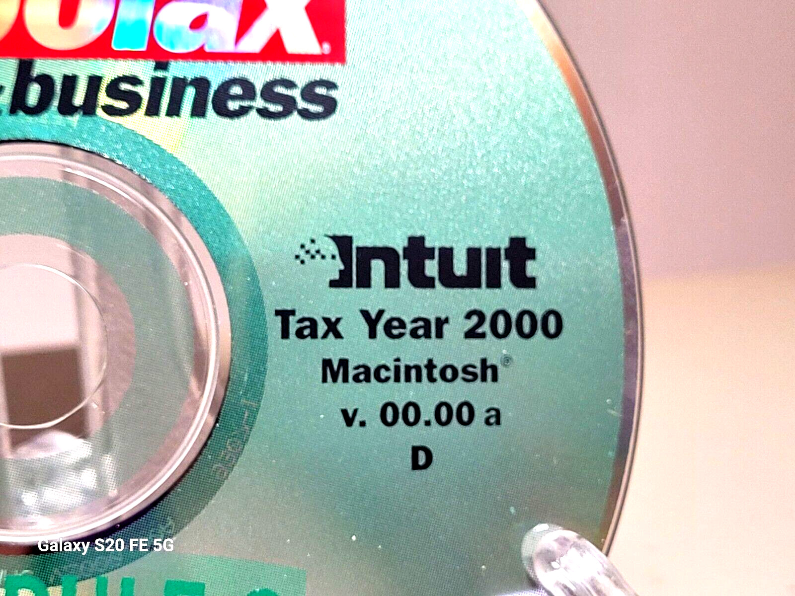 Quicken TurboTax Premier Tax Year 2000-Home & Business CD-for Macintosh V.00.00a