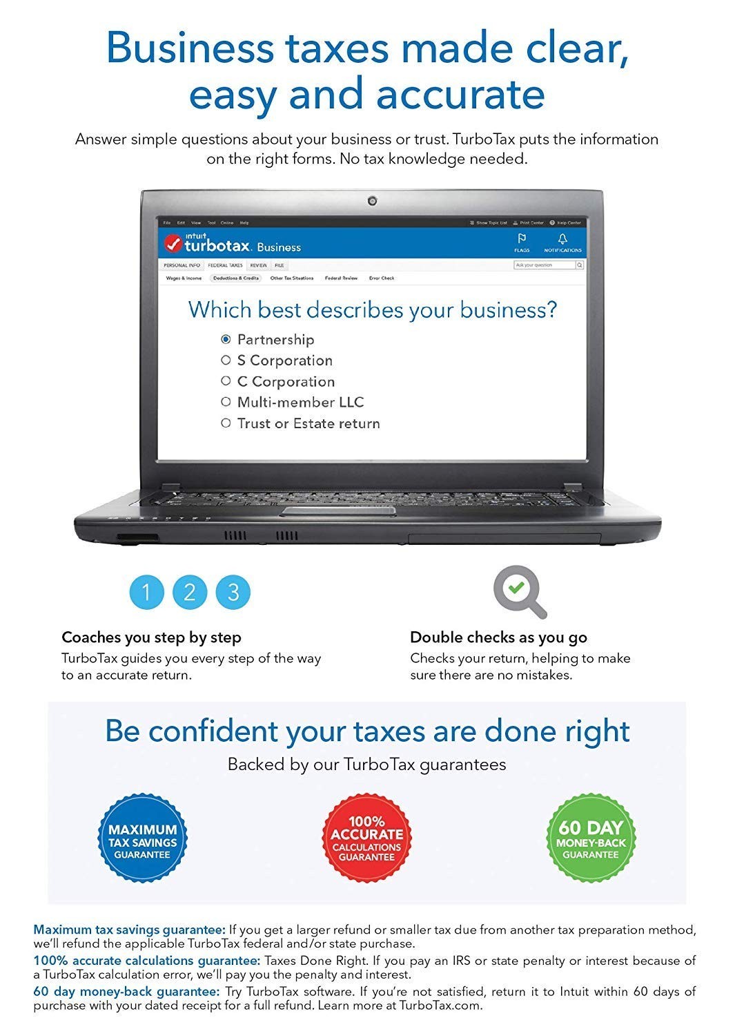 TurboTax Business 2016 S/C Corp Physical CD Win Full Updates | #1 Install Expert