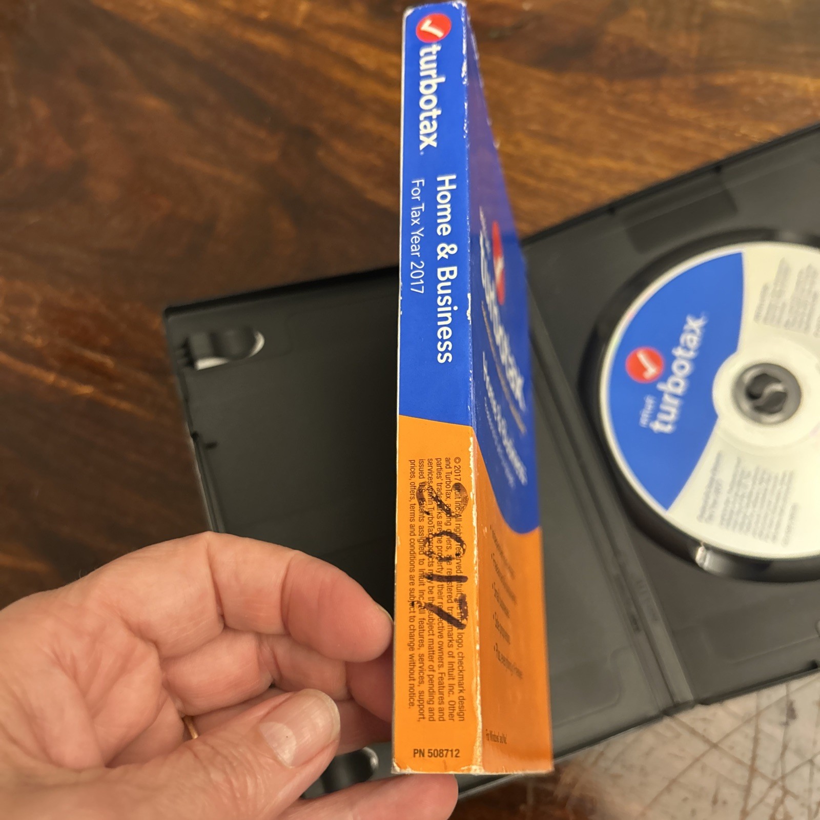 TurboTax 2017 Home And Business Open Cd In Box