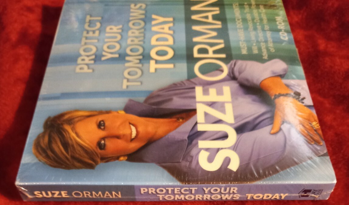 Protect Your Tomorrows Today by Suze Orman (CD-ROM Win/Mac) New Sealed