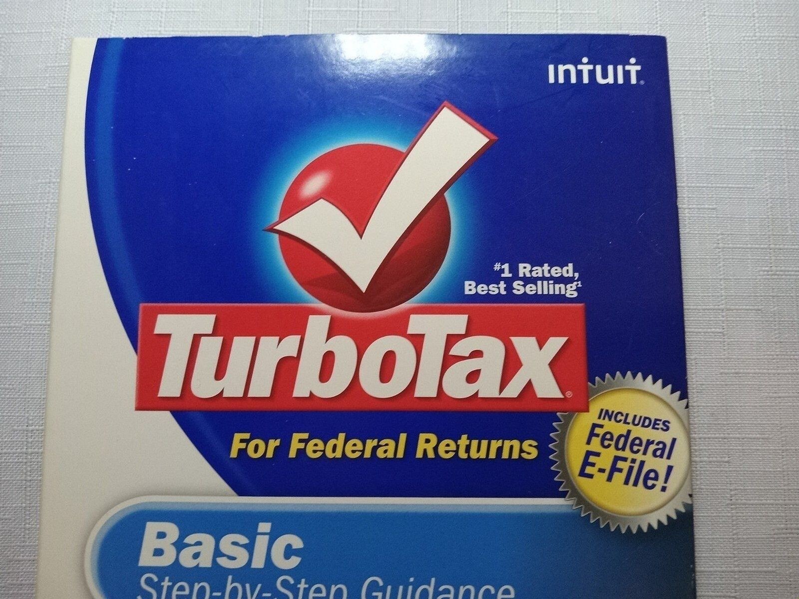 Intuit – TurboTax Basic Federal + e-File 2008 MAC or WINDOWS MINT CONDITION