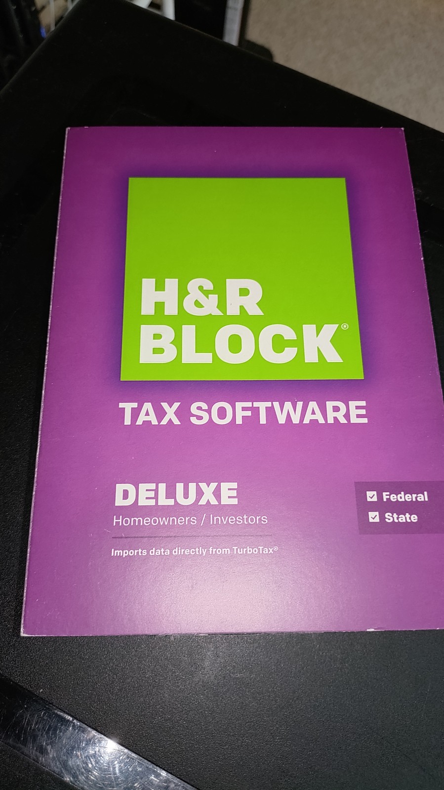{H&R Block} Tax Software (2013)- Deluxe Edition